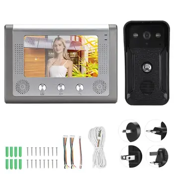 7in TFT Video Door Phone Night Vision Wired Doorbell Rainproof 2-Way Audio Visual Intercom 100-240V
7in TFT Video Door Phone Night Vision Wired Doorbell Rainproof 2-Way Audio Visual Intercom 100-240V