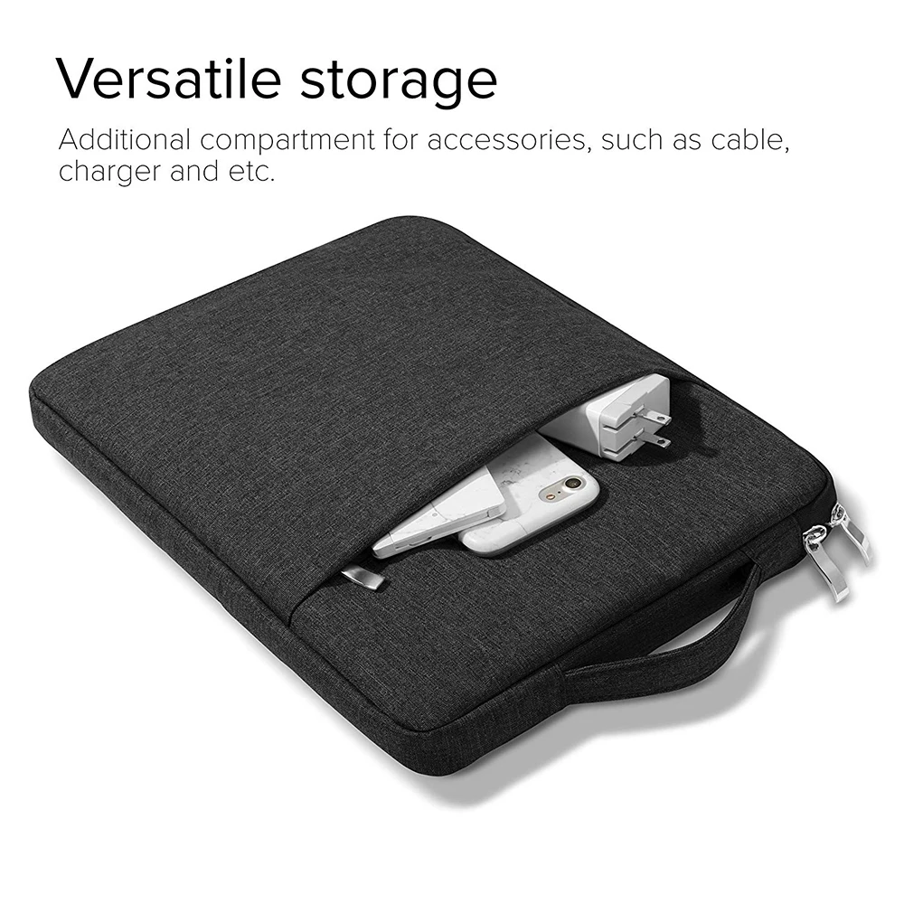 Laptop Bag Case Pouch For 11 12 Inch IPad Notebook Macbook Protection Soft Plushing Lining Water Splash-Proof Resistant Fabric
Laptop Bag Case Pouch For 11 12 Inch IPad Notebook Macbook Protection Soft Plushing Lining Water Splash-Proof Resistant Fabric