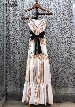 Top Quality New Strap Long Dress 2020 Summer Style Women V-Neck Color Block Wave Pattern Print Sleeveless Sexy Maxi Dress Belt
Top Quality New Strap Long Dress 2020 Summer Style Women V-Neck Color Block Wave Pattern Print Sleeveless Sexy Maxi Dress Belt