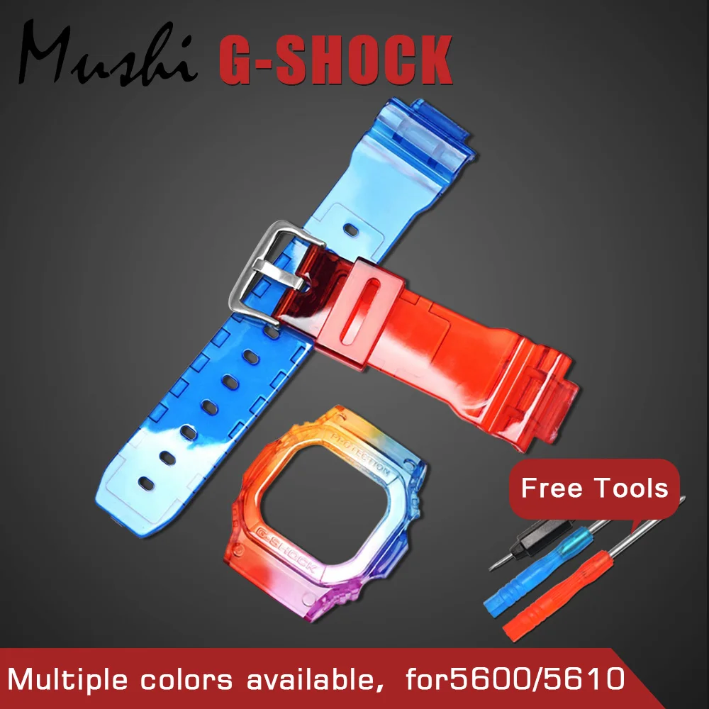 Mush Watchbands Watch Strap Watch Case For Casio GW-M5610 DW-5600 GLX-5600 G-5600 G-5600E GW-S5600 g-shock Watch Accessories
Mush Watchbands Watch Strap Watch Case For Casio GW-M5610 DW-5600 GLX-5600 G-5600 G-5600E GW-S5600 g-shock Watch Accessories