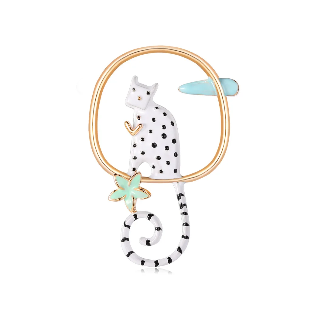 New Arrival Playing Cat Brooches for Women 2 Colors Available Cute Cartoon Animal Pins Kids Jewelry Kitty Brooch 2019
New Arrival Playing Cat Brooches for Women 2 Colors Available Cute Cartoon Animal Pins Kids Jewelry Kitty Brooch 2019