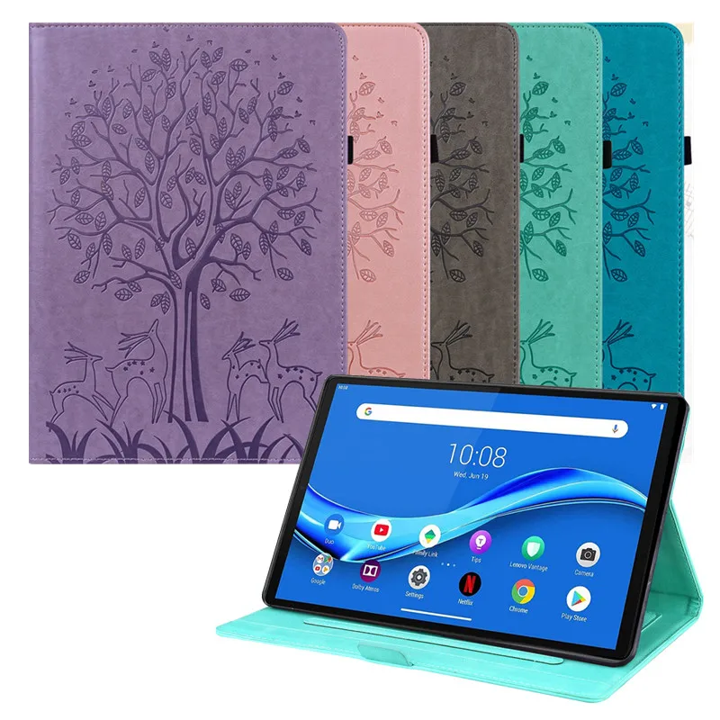 Чехол для планшета Huawei MediaPad T3 10 Honor Play Pad 2 9 6 чехол с тиснением в виде оленя и дерева