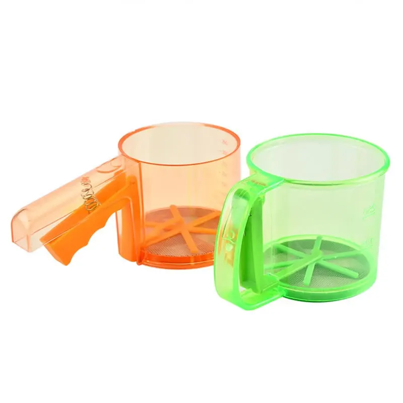 Plastic Hand-held Flour Sieve Cup Shape Multi-function Fine Mesh Sifter Manual Strainer Filtering Tools Kitchen Accessories
Plastic Hand-held Flour Sieve Cup Shape Multi-function Fine Mesh Sifter Manual Strainer Filtering Tools Kitchen Accessories