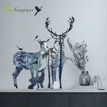 Nordic ins elk silhouette wall sticker living room wall decor stickers bedroom decor self-adhesive room decoration home decor
Nordic ins elk silhouette wall sticker living room wall decor stickers bedroom decor self-adhesive room decoration home decor
