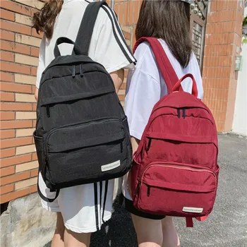 Women's large-capacity backpack, teen student schoolbag, canvas waterproof laptop bag, multi-pocket high-quality travel backpack
Women's large-capacity backpack, teen student schoolbag, canvas waterproof laptop bag, multi-pocket high-quality travel backpack