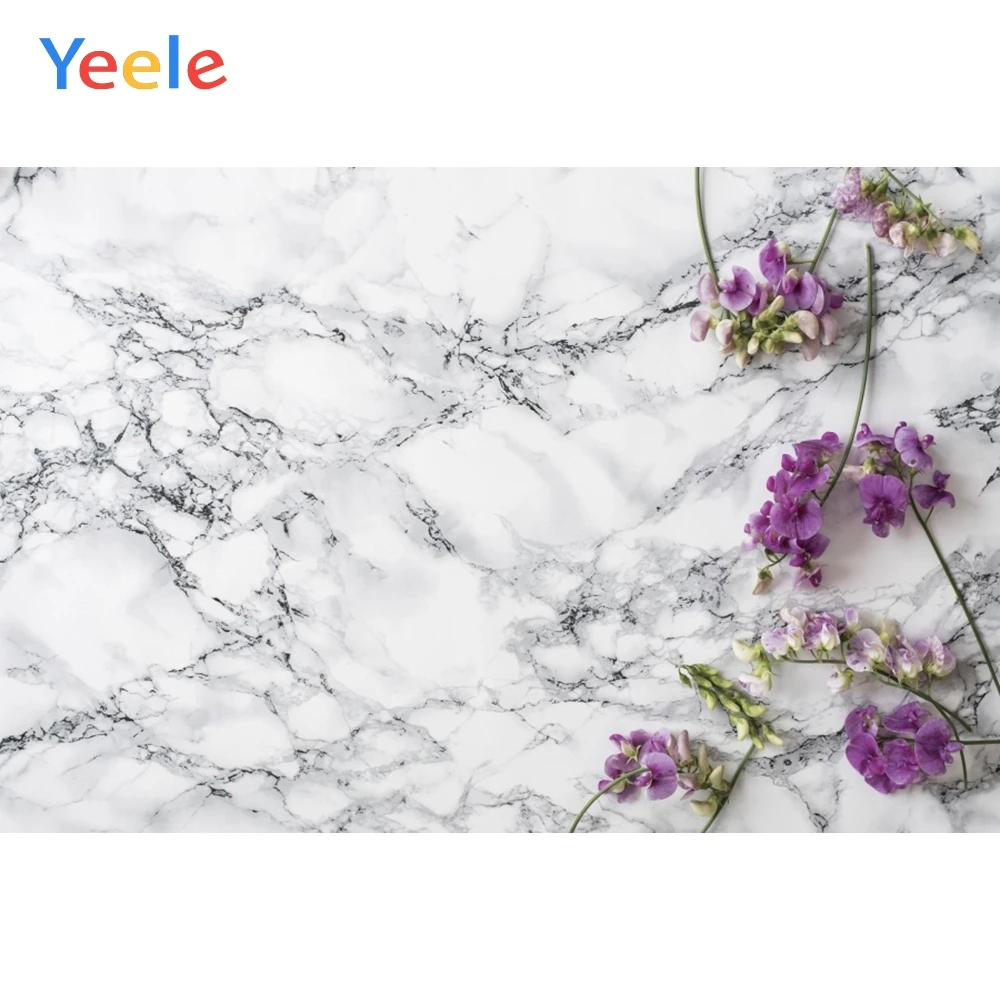 Yeele Marble Backdrops For Photography Flowers Petal Texture Baby Newborn Pet Doll Portrait Backgrounds Photocall | Электроника