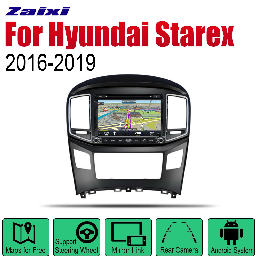 ZaiXi Android Car DVD GPS Navi for Hyundai Starex Grand Starex 2016~2019 player Navigation WiFi BT Mulitmedia system audio
ZaiXi Android Car DVD GPS Navi for Hyundai Starex Grand Starex 2016~2019 player Navigation WiFi BT Mulitmedia system audio