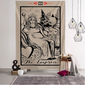 The empress Tarot Card Indian Mandala Hippie Macrame Tapestry Wall Hanging Boho decor Psychedelic Witchcraft Tapestry
The empress Tarot Card Indian Mandala Hippie Macrame Tapestry Wall Hanging Boho decor Psychedelic Witchcraft Tapestry