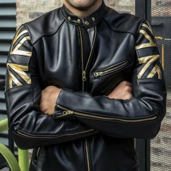 Motorcycle Leather Jacket For Men XXXL Vintage European Style Men Leather Jacket Grid Pattern Casual Biker Jacket Male Coats
Motorcycle Leather Jacket For Men XXXL Vintage European Style Men Leather Jacket Grid Pattern Casual Biker Jacket Male Coats