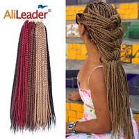Alileader Crochet Box Braids Hair Ombre Synthetic Braiding Hair Extension 12"16"20"24"30"Inches Long Crochet Braiding Hairs
Alileader Crochet Box Braids Hair Ombre Synthetic Braiding Hair Extension 12"16"20"24"30"Inches Long Crochet Braiding Hairs