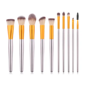 10pcs Makeup Brushes Set For Foundation Powder Blush Eyeshadow Concealer Lip Eye Make Up Brush With Bag Cosmetics Beauty Tools
10pcs Makeup Brushes Set For Foundation Powder Blush Eyeshadow Concealer Lip Eye Make Up Brush With Bag Cosmetics Beauty Tools
