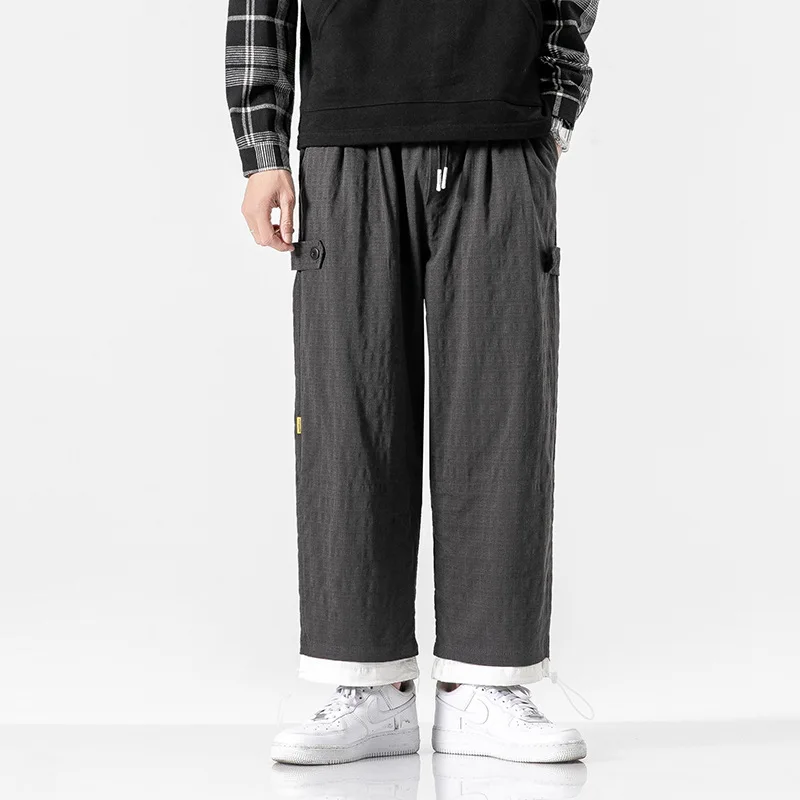 Wu Navigation Bib Overall Men's Popular Brand Loose Straight Drawstring Students Loose Pants Japanese-style National Trends Men
Wu Navigation Bib Overall Men's Popular Brand Loose Straight Drawstring Students Loose Pants Japanese-style National Trends Men