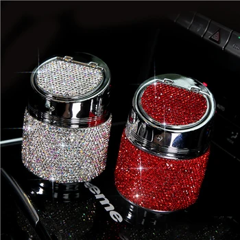 LED Portable Car Auto Office Cigarette Ashtray Holder Box Case Fashion Bling Diamond Car Interior Accessories Smoking Cup
LED Portable Car Auto Office Cigarette Ashtray Holder Box Case Fashion Bling Diamond Car Interior Accessories Smoking Cup