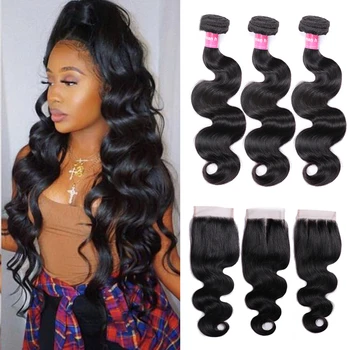 Mstoxic Body Wave Bundles With Closure Brazilian Hair Weave Bundles With Closure Non Remy Human Hair Bundles With Closure
Mstoxic Body Wave Bundles With Closure Brazilian Hair Weave Bundles With Closure Non Remy Human Hair Bundles With Closure