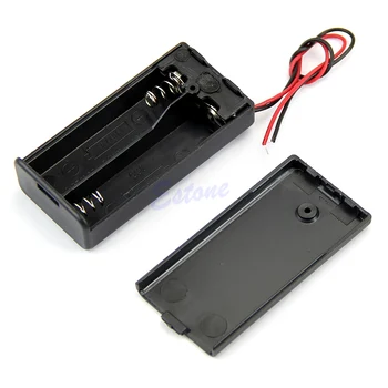 2019 New Holder Case Plastic Hard Storage Box For 2 X AA Battery With Wire Leads Intelligent Electronic
2019 New Holder Case Plastic Hard Storage Box For 2 X AA Battery With Wire Leads Intelligent Electronic