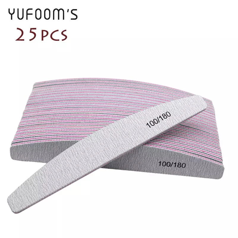 25pcs Nail Files Nail Sanding File 100/180 Grits Trimmer Lime Buffer In The Nail Sandpaper Pedicure Manicure Nail Art Care Tools
25pcs Nail Files Nail Sanding File 100/180 Grits Trimmer Lime Buffer In The Nail Sandpaper Pedicure Manicure Nail Art Care Tools
