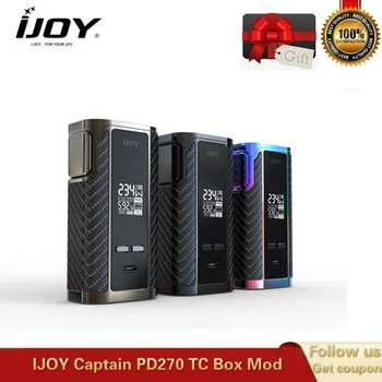 IJOY Captain PD270 TC Box Mod 234W fit Captain Vape Tank Vaporizer electronic cigarette VS Gen ALIEN 220W 20700 18650 Battery
IJOY Captain PD270 TC Box Mod 234W fit Captain Vape Tank Vaporizer electronic cigarette VS Gen ALIEN 220W 20700 18650 Battery
