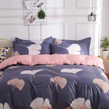 4pcs Bedding Set Fashion Clover Leaf Printed Super Soft Washable Duvet Cover Bed Sheets Pillowcase Bed Supplies 
4pcs Bedding Set Fashion Clover Leaf Printed Super Soft Washable Duvet Cover Bed Sheets Pillowcase Bed Supplies