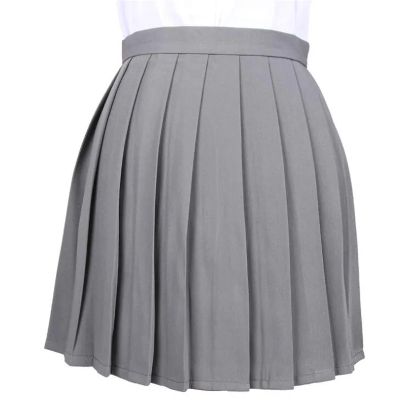 Kawaii в студенческом стиле для женщин размера плюс XS 3XL Форма юбка студентов