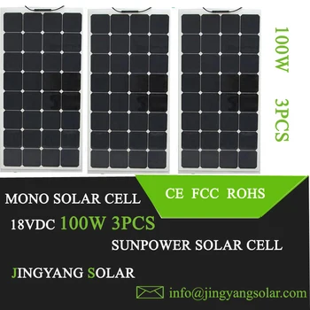 32 cells 12V/18V Sunpower 100W thin film Flexible solar panel best quality sunpower solar cell 300w solar panel 3pcs of 100w
32 cells 12V/18V Sunpower 100W thin film Flexible solar panel best quality sunpower solar cell 300w solar panel 3pcs of 100w