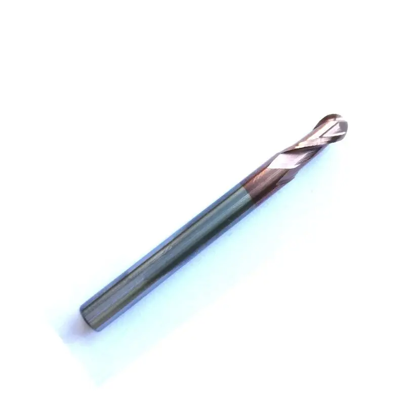 radius=2.0mm 2 Flutes hrc55 R2.0*8*D4*50 solid carbide Ball nose End Mill CNC router bits tools Milling cutter 
radius=2.0mm 2 Flutes hrc55 R2.0*8*D4*50 solid carbide Ball nose End Mill CNC router bits tools Milling cutter