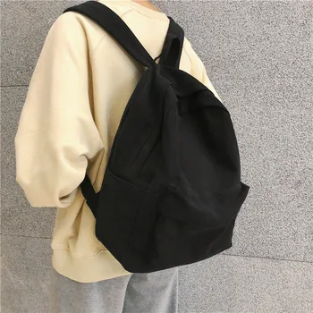 2020 Fashion Backpack Canvas Women Backpack New Shoulder Bags Solid Color Teen Girl School bag Mochilas Female School Backpack
2020 Fashion Backpack Canvas Women Backpack New Shoulder Bags Solid Color Teen Girl School bag Mochilas Female School Backpack