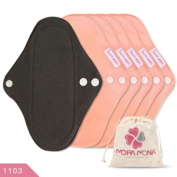 Mora Mona Plain color series Bamboo charcoal reusable sanitary padComfortable and breathable washable menstrual pad for ladies
Mora Mona Plain color series Bamboo charcoal reusable sanitary padComfortable and breathable washable menstrual pad for ladies