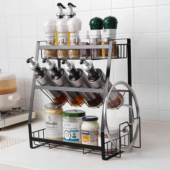 3 Tier Kitchen Bathroom Counter Organizer Storage Shelf Spice Organizer Standing Storage Rack with Chopping Board Rack
3 Tier Kitchen Bathroom Counter Organizer Storage Shelf Spice Organizer Standing Storage Rack with Chopping Board Rack
