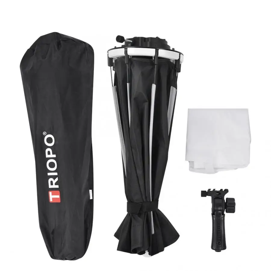TRIOPO KS65 65cm Umbrella Softbox Portable Outdoor For Camera Top Flashlight flash estudio Flash Speedlite Soft Box
TRIOPO KS65 65cm Umbrella Softbox Portable Outdoor For Camera Top Flashlight flash estudio Flash Speedlite Soft Box