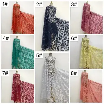 Latest Net Gold African Lace Fabric 2020 High Quality French Tulle Embroidery 5 Yards Designer Dress Party Mesh Nigerian Lace
Latest Net Gold African Lace Fabric 2020 High Quality French Tulle Embroidery 5 Yards Designer Dress Party Mesh Nigerian Lace