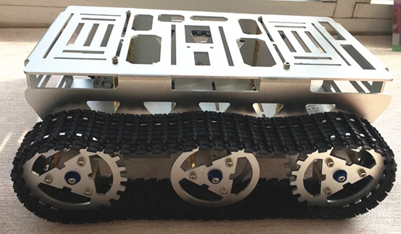 Hot DIY Alloy Tank Intelligence Car Vehicle Platform Tracked Robot Metal Aluminium Chassis with Powerful Motor for STEM Educatio
Hot DIY Alloy Tank Intelligence Car Vehicle Platform Tracked Robot Metal Aluminium Chassis with Powerful Motor for STEM Educatio
