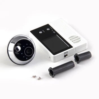 High Resolution 2.4" Video-eye Visual Monitor 100 Degree View Angle Wireless Door Peephole Camera White Video Peephole
High Resolution 2.4" Video-eye Visual Monitor 100 Degree View Angle Wireless Door Peephole Camera White Video Peephole