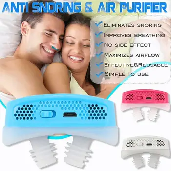 Snore Aid Stopper Portable Electric Anti-snoring Nasal Purifying Snoring Unisex Ventilator Respirator Nose Congestion Anti I3Q8
Snore Aid Stopper Portable Electric Anti-snoring Nasal Purifying Snoring Unisex Ventilator Respirator Nose Congestion Anti I3Q8