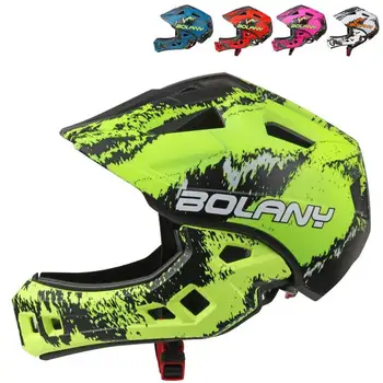 New Bolany Children's Helmets Full Covered Balance Bike Motocross Downhill Racing Kid Safety Integrally-molded Helmet 2020 
New Bolany Children's Helmets Full Covered Balance Bike Motocross Downhill Racing Kid Safety Integrally-molded Helmet 2020