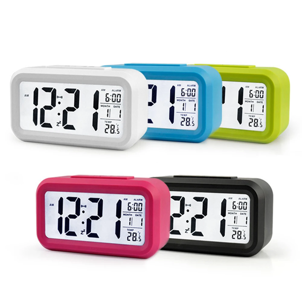 Smart Clock Temperature Lazy Sleepy LED Alarm Clock Display With Calendar Table Clock Snooze Electronic Desktop Digital Clocks
Smart Clock Temperature Lazy Sleepy LED Alarm Clock Display With Calendar Table Clock Snooze Electronic Desktop Digital Clocks