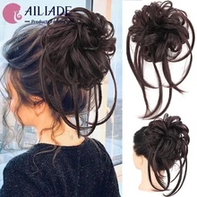 AILIADE Messy Curly Synthetic Hair Bun with Tassel Black Brown Updo Donut Roller Scrunchie Chignon for Women Hair Extension
AILIADE Messy Curly Synthetic Hair Bun with Tassel Black Brown Updo Donut Roller Scrunchie Chignon for Women Hair Extension