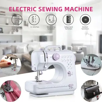 Single Needle Small Mini Sewing Machine Sewing Machine Electric Desktop Portable Hand-Held Sewing Machine
Single Needle Small Mini Sewing Machine Sewing Machine Electric Desktop Portable Hand-Held Sewing Machine