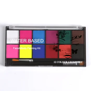 1 Set 12 Colors Water Soluble Pigment Body Face Painting Kit Watercolor Pigment Festival Supply for Adults Children (Matte)
1 Set 12 Colors Water Soluble Pigment Body Face Painting Kit Watercolor Pigment Festival Supply for Adults Children (Matte)