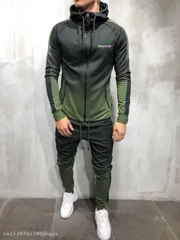 2020 Zipper Tracksuit Men Set Sporting Jacket+Pants 2 Pieces Hoodies Sweatshirt &Pant racing Suit
2020 Zipper Tracksuit Men Set Sporting Jacket+Pants 2 Pieces Hoodies Sweatshirt &Pant racing Suit