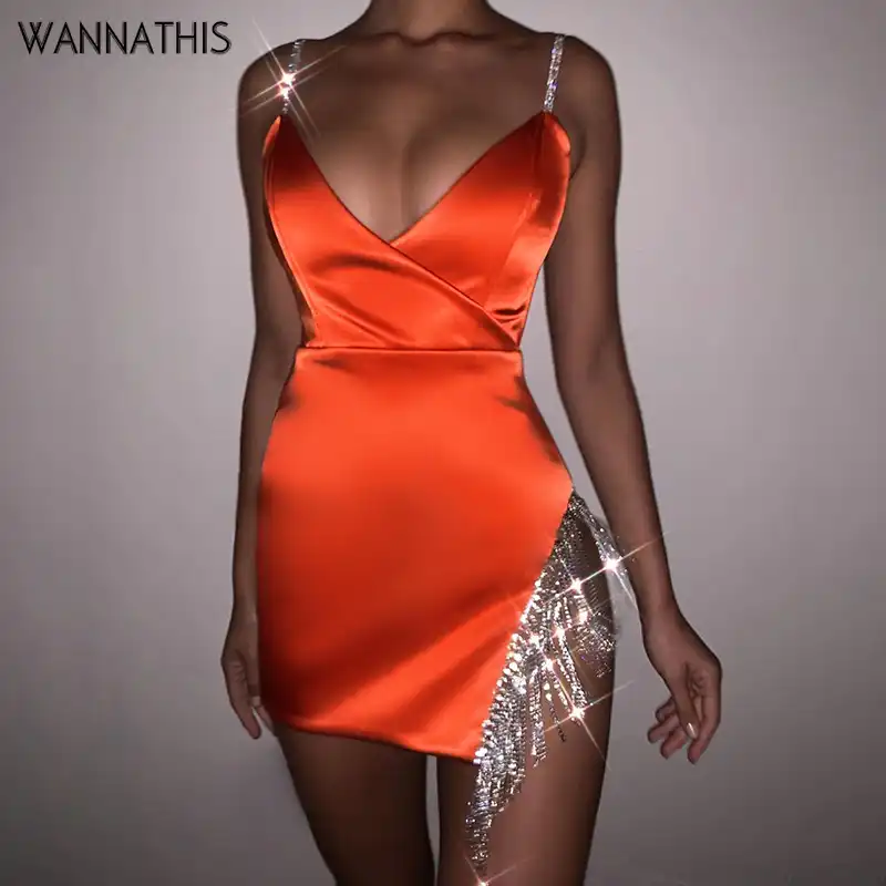 skinny strap bodycon dress