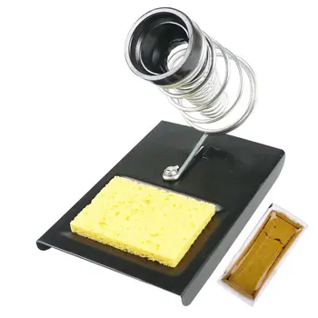 All-metal Spring Multi-functional Electric Soldering Iron Station Soldering Stand with Soldering Solid Colophony and Sponge
All-metal Spring Multi-functional Electric Soldering Iron Station Soldering Stand with Soldering Solid Colophony and Sponge