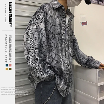 Lindsey Seader Python Skin Long Sleeve Printed Shirts Mens Hip Hop Casual Dress Shirts Harajuku Fashion Streetwear Shirt Tops
Lindsey Seader Python Skin Long Sleeve Printed Shirts Mens Hip Hop Casual Dress Shirts Harajuku Fashion Streetwear Shirt Tops