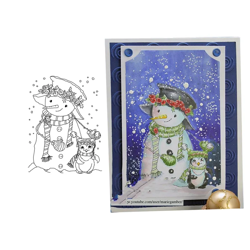 CH Snowman Transparent Clear Silicone Stamp/Seal for DIY scrapbooking/photo album Decorative clear stamp sheets
CH Snowman Transparent Clear Silicone Stamp/Seal for DIY scrapbooking/photo album Decorative clear stamp sheets