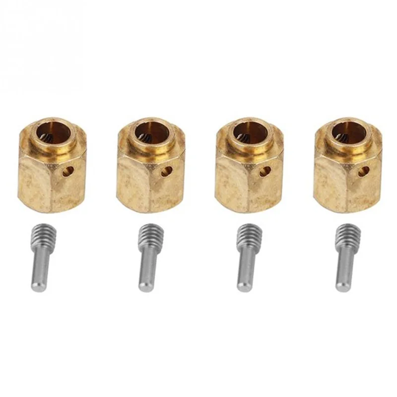 Hot-Brass Hex Wheel Hub Simulation Model Crawler Upgrade Accessory Brass Hex Wheel Hub For Traxxas Trx-4 Rc Car,12Mm
Hot-Brass Hex Wheel Hub Simulation Model Crawler Upgrade Accessory Brass Hex Wheel Hub For Traxxas Trx-4 Rc Car,12Mm