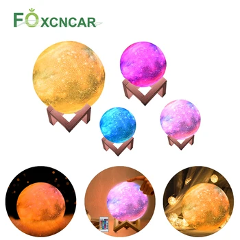 16 Colors 3D Printed Moon Light LED Starry Sky Lamp USB Colorful Change Tactile Night Light Galaxy Lamp Home Bedroom Deco Gift 
16 Colors 3D Printed Moon Light LED Starry Sky Lamp USB Colorful Change Tactile Night Light Galaxy Lamp Home Bedroom Deco Gift