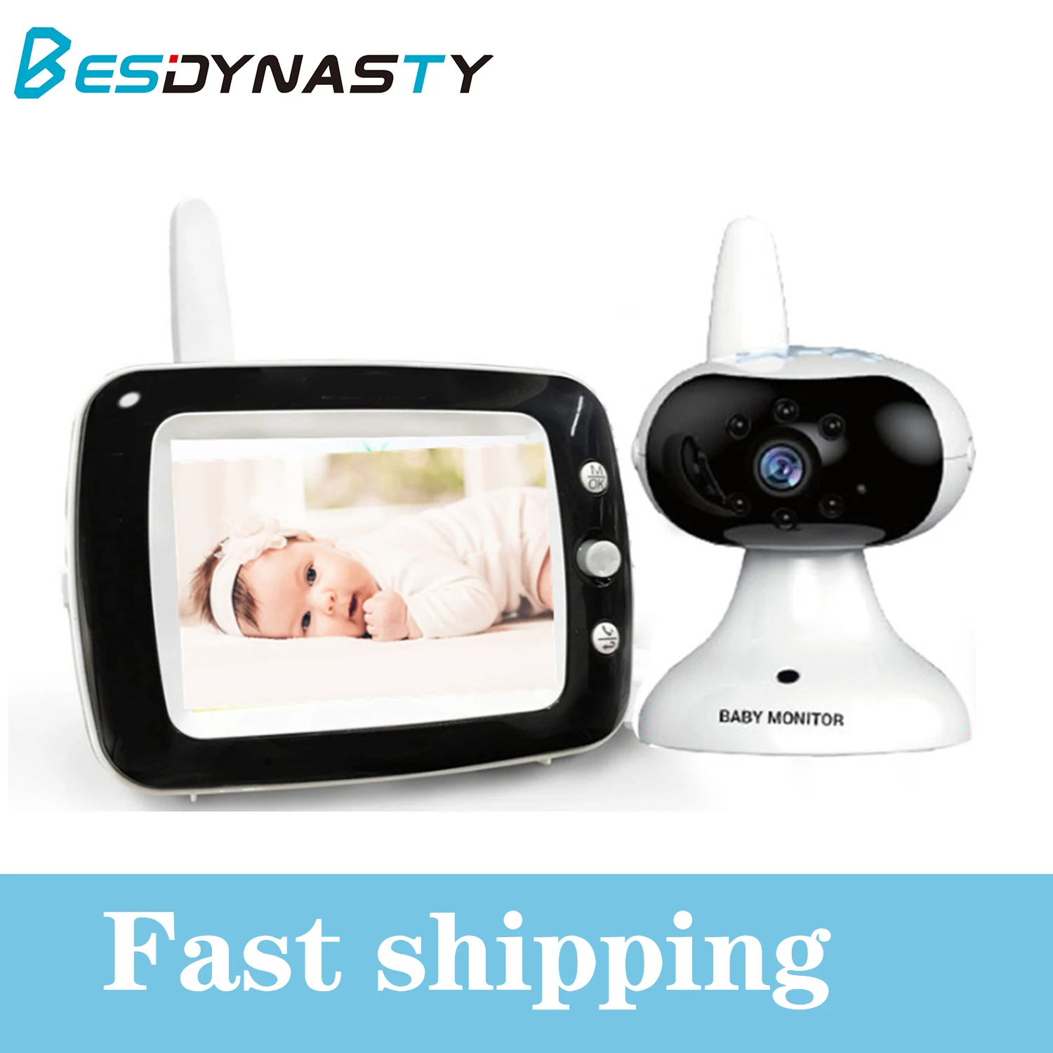 3.5" LCD Screen Digital Video video Baby Monitor 2 Way Talk Security Wireless Baby Camera Night Vision Electronic Babysitter
3.5" LCD Screen Digital Video video Baby Monitor 2 Way Talk Security Wireless Baby Camera Night Vision Electronic Babysitter