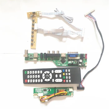For CLAA141XC01 CLAA141XF01 LCD panel keyboard+Inverter+Remote TV53 controller board LVDS 20Pin 1CCFL USB VGA HDMI AV RF DIY kit 
For CLAA141XC01 CLAA141XF01 LCD panel keyboard+Inverter+Remote TV53 controller board LVDS 20Pin 1CCFL USB VGA HDMI AV RF DIY kit