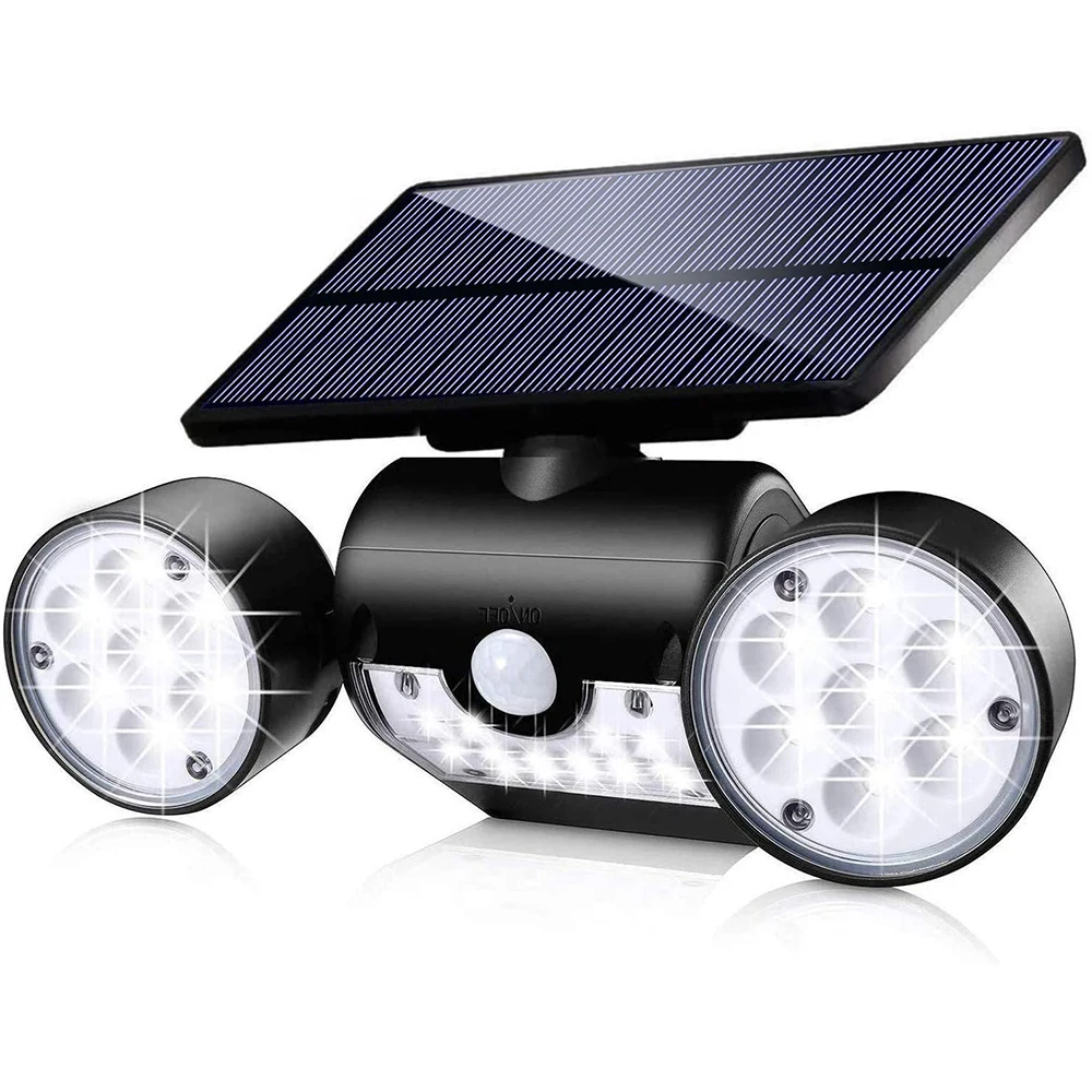 Solar 3 Head Motion Sensor Security Lights Outdoor Adjustable Flood Light IP65 Waterproof for Porch Garden Patio Yard Pathway
Solar 3 Head Motion Sensor Security Lights Outdoor Adjustable Flood Light IP65 Waterproof for Porch Garden Patio Yard Pathway