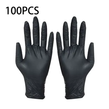Disposable Black Gloves 100pcs Household Cleaning Washing Gloves Nitrile Laboratory Nail Art Medical Tattoo Anti-Static Gloves
Disposable Black Gloves 100pcs Household Cleaning Washing Gloves Nitrile Laboratory Nail Art Medical Tattoo Anti-Static Gloves