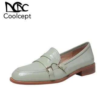 CoolCept Women Flats Shoes Genuine Leather Comfort Loafers Shoes Women Casual Round Toe Daily Vacation Footwear Size 34-39
CoolCept Women Flats Shoes Genuine Leather Comfort Loafers Shoes Women Casual Round Toe Daily Vacation Footwear Size 34-39